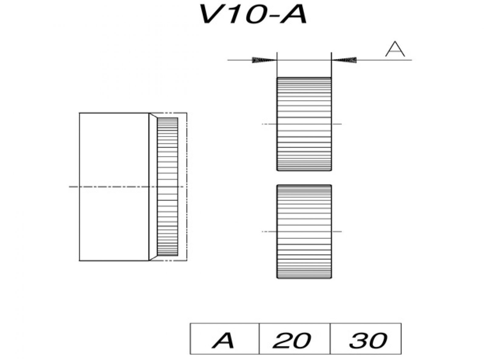 Tvarovací kolečka V10-A