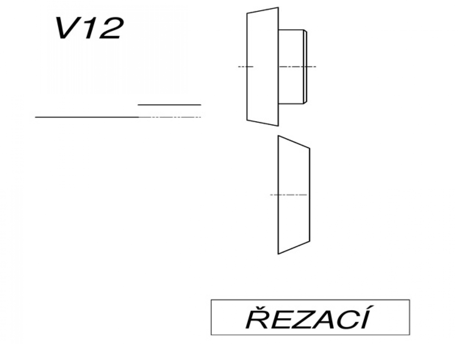 Tvarovací kolečka V12