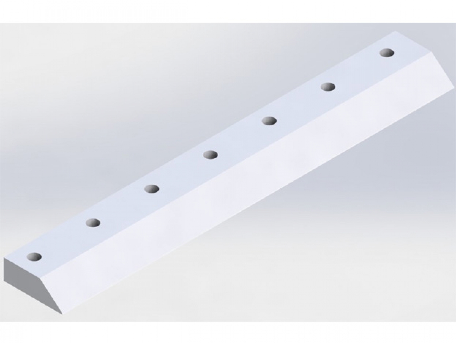 Pravítko horní ROZ (E) 3000/1,2