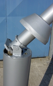 Detail sklopného mechanismu