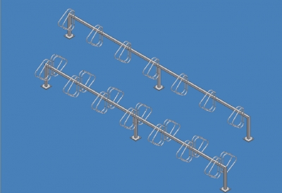 Stojan na kola - varianta C