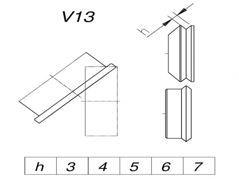 Tvarovací kolečka V13