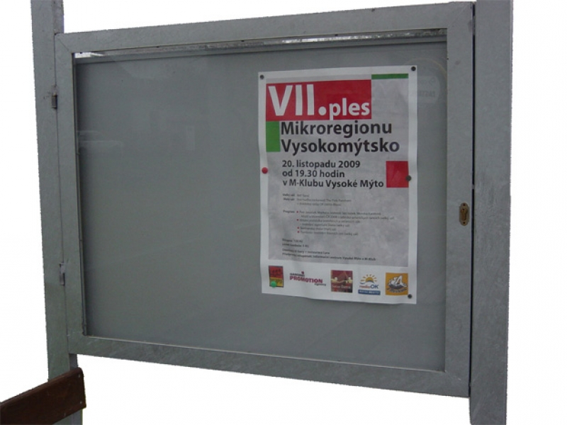 Informační vitrína AUZA